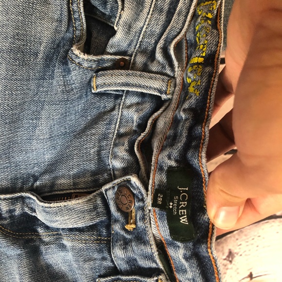 J. Crew Matchstick Medium Wash Raw Hem Jeans - Picture 4 of 5